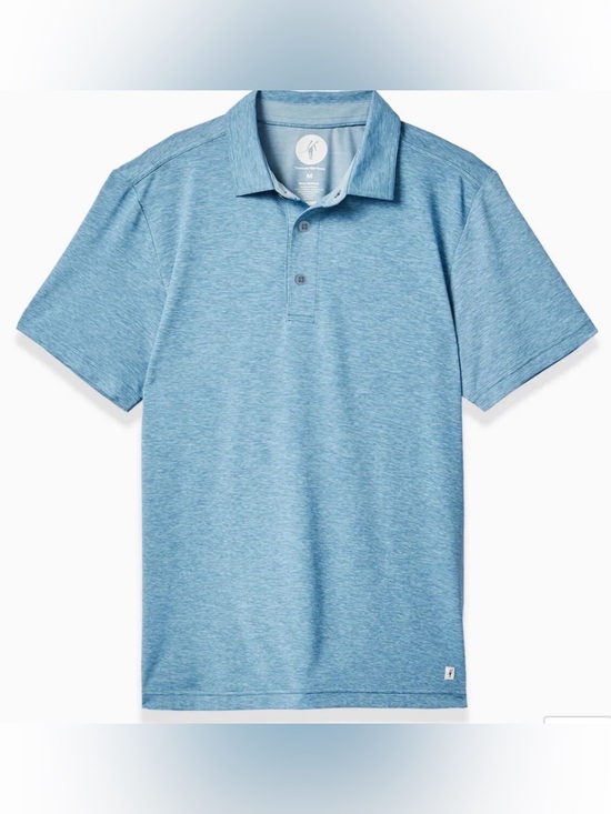 Toes On The Nose Other - Toes on the nose Men’s Lido Performance Polo Shirt Lido Ocean UPF 50+ Casual